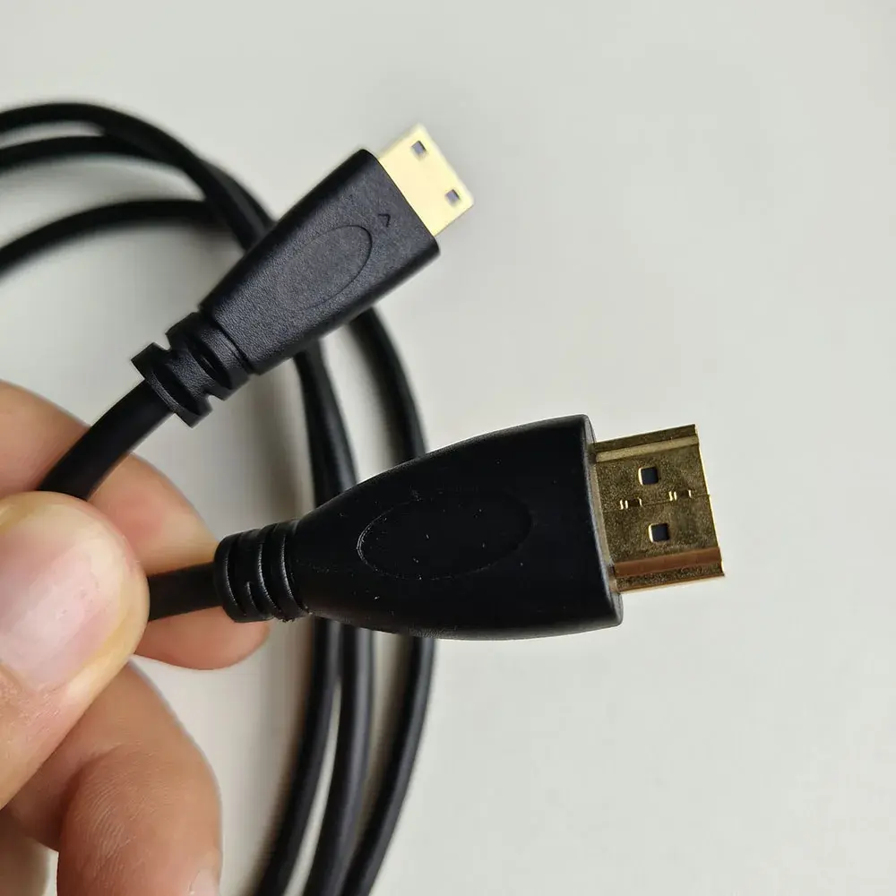 Mini HDMI-compatible to HDMI-compatible V1.4 M/M Male to Male to Mini Audio Video Cable 1080p 1440p for HDTV PS3 XBOX 3D HDTV