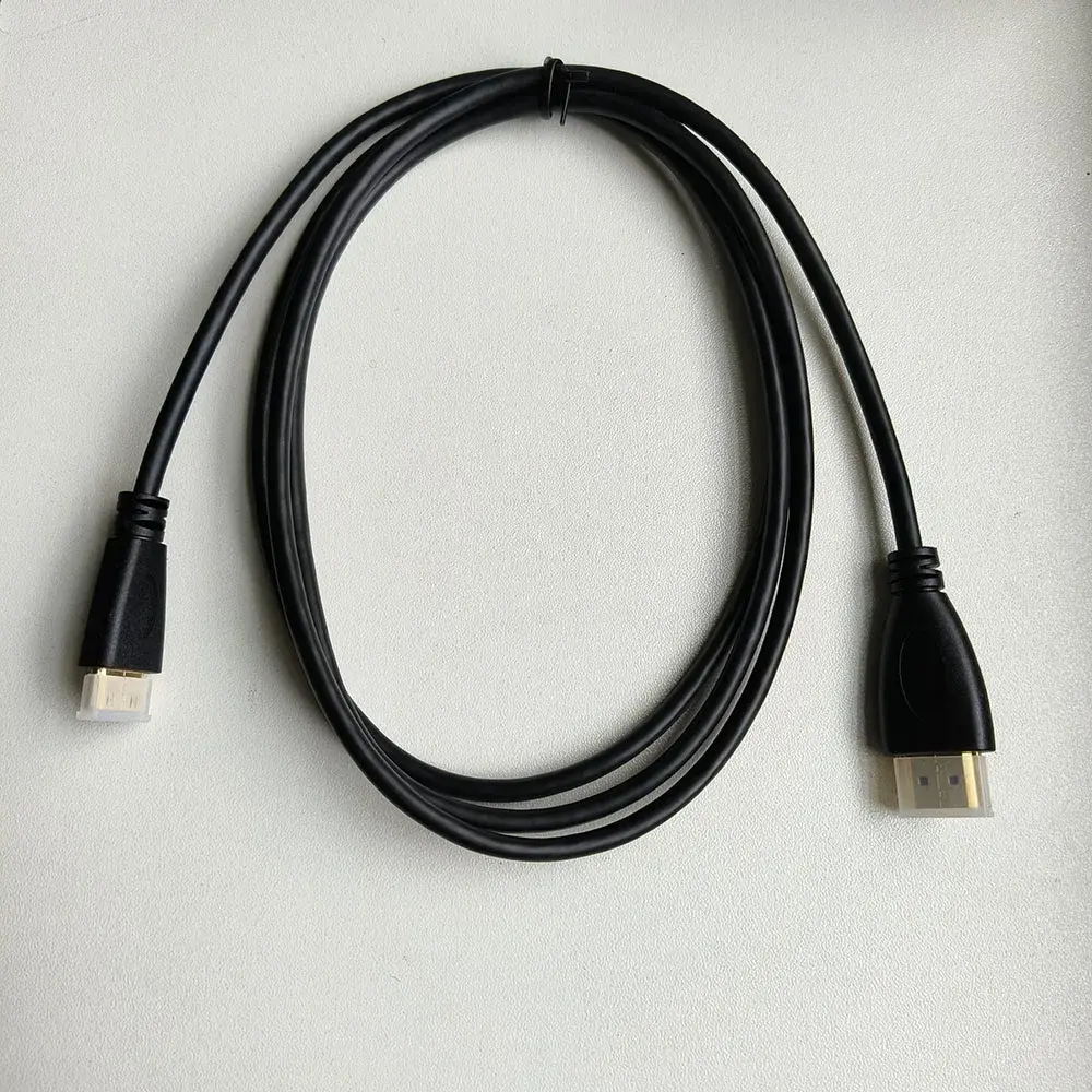 Mini HDMI-compatible to HDMI-compatible V1.4 M/M Male to Male to Mini Audio Video Cable 1080p 1440p for HDTV PS3 XBOX 3D HDTV