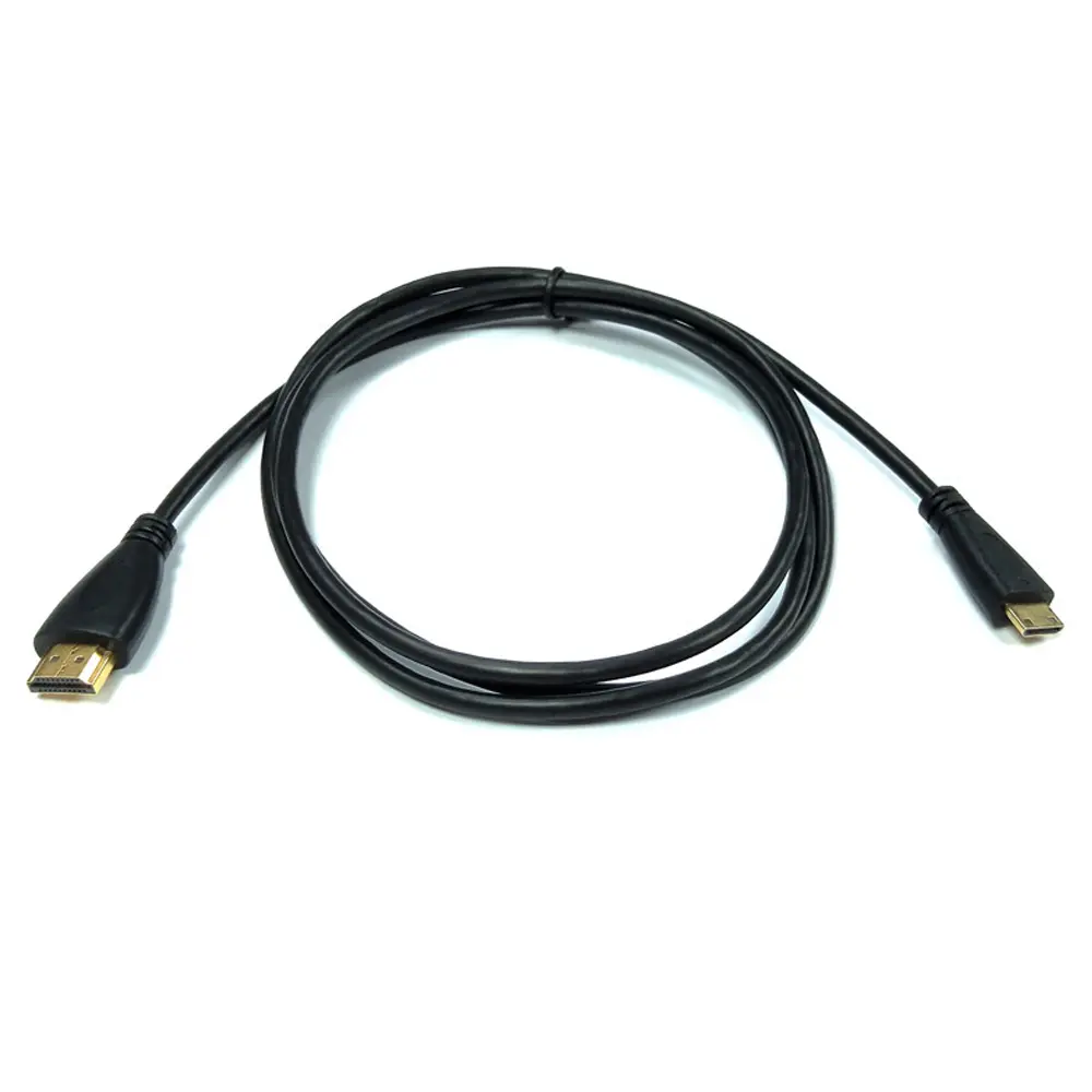 Mini HDMI-compatible to HDMI-compatible V1.4 M/M Male to Male to Mini Audio Video Cable 1080p 1440p for HDTV PS3 XBOX 3D HDTV