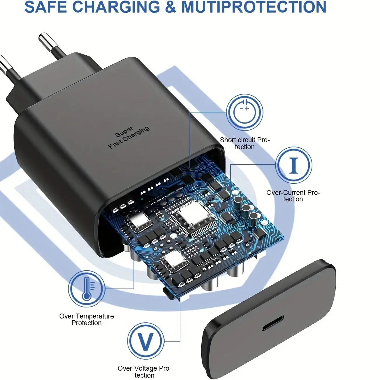 45W Fast Charging For Samsung USB C Charger PD Quick Charge 3.0 Wall Charge For Galaxy Plus USB Type C Cable Phone Accessories