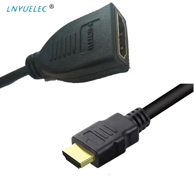 30cm 50cm 1m 2m 3m Extension HDMI-compatible cable 1080p 3D 1.4v HDMI Extended Cable for HD TV LCD Laptop PS3 Projector