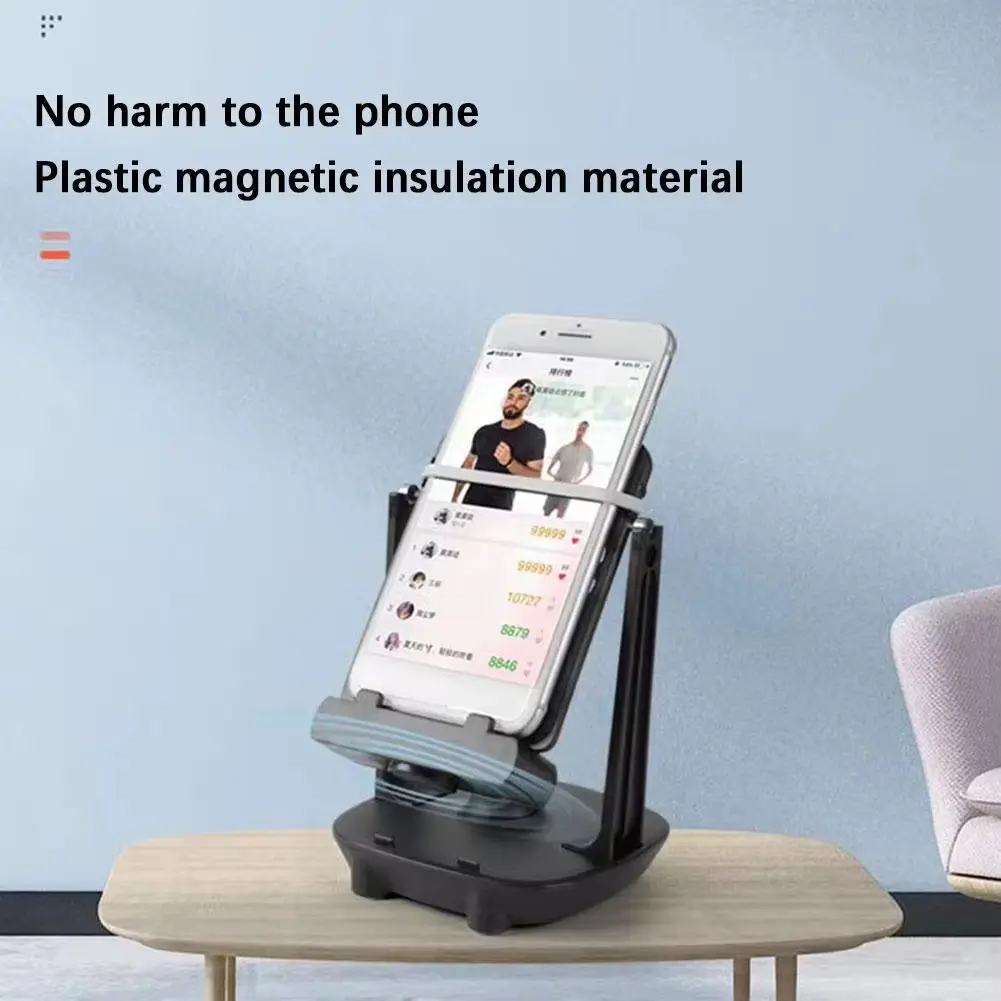 Desk Walking Swing Shaker Mobile Phone Stand Holder Pedometer Brush Stepper For Phone Wiggler Counter For iPhone Samsung Xiaomi
