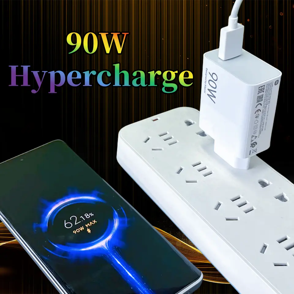 Original Xiaomi 90w Charger Fast Charge Eu Genuine Adapter Quick Usb Type C Charging Cable For Xiaomi 15 14 Ultra Redmi Note 13