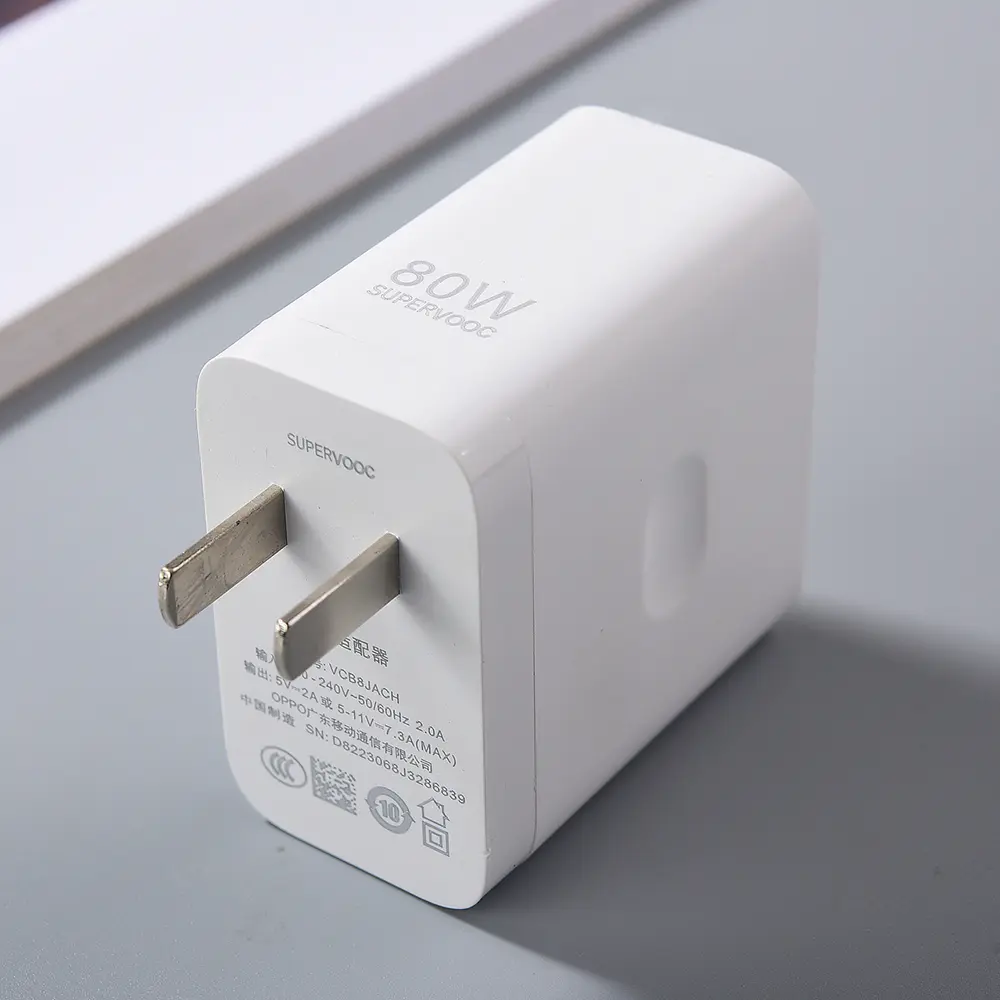 Realme 80W SuperVOOC EU US Charger Fast Charging Power Adapter USB C Cable For Real Me 14 13 12 11 Pro+ Neo7 SE OPPO Find N5 Q5