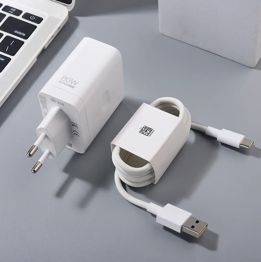 Realme 80W SuperVOOC EU US Charger Fast Charging Power Adapter USB C Cable For Real Me 14 13 12 11 Pro+ Neo7 SE OPPO Find N5 Q5