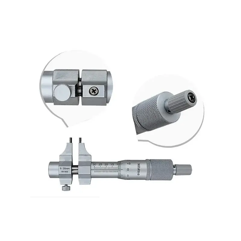 Mitutoyo Inside Micrometers 145-185 5-30mm 145-186 25-50mm 145-187 50-75mm 145-188 75-100mm 145-189 100-125mm Caliper Type