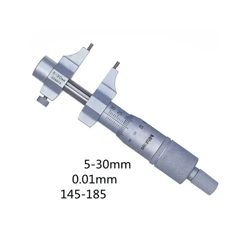 Mitutoyo Inside Micrometers 145-185 5-30mm 145-186 25-50mm 145-187 50-75mm 145-188 75-100mm 145-189 100-125mm Caliper Type