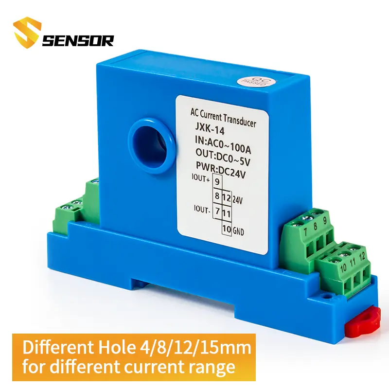 AC DC Electric Current Converter 0-150A Current Transmitter 4-20mA 0-10V 0-5V RS485 Current Sensor Transducer