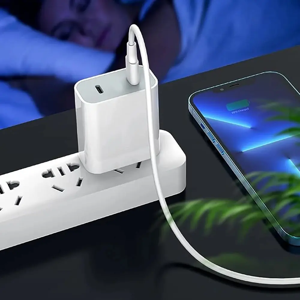 PD 20W Phone Fast Charger Dual Port Fast Charging USB-C Charger For Apple USB Type C Cable For iPhone 15 14 13 Pro Max iPad iPod