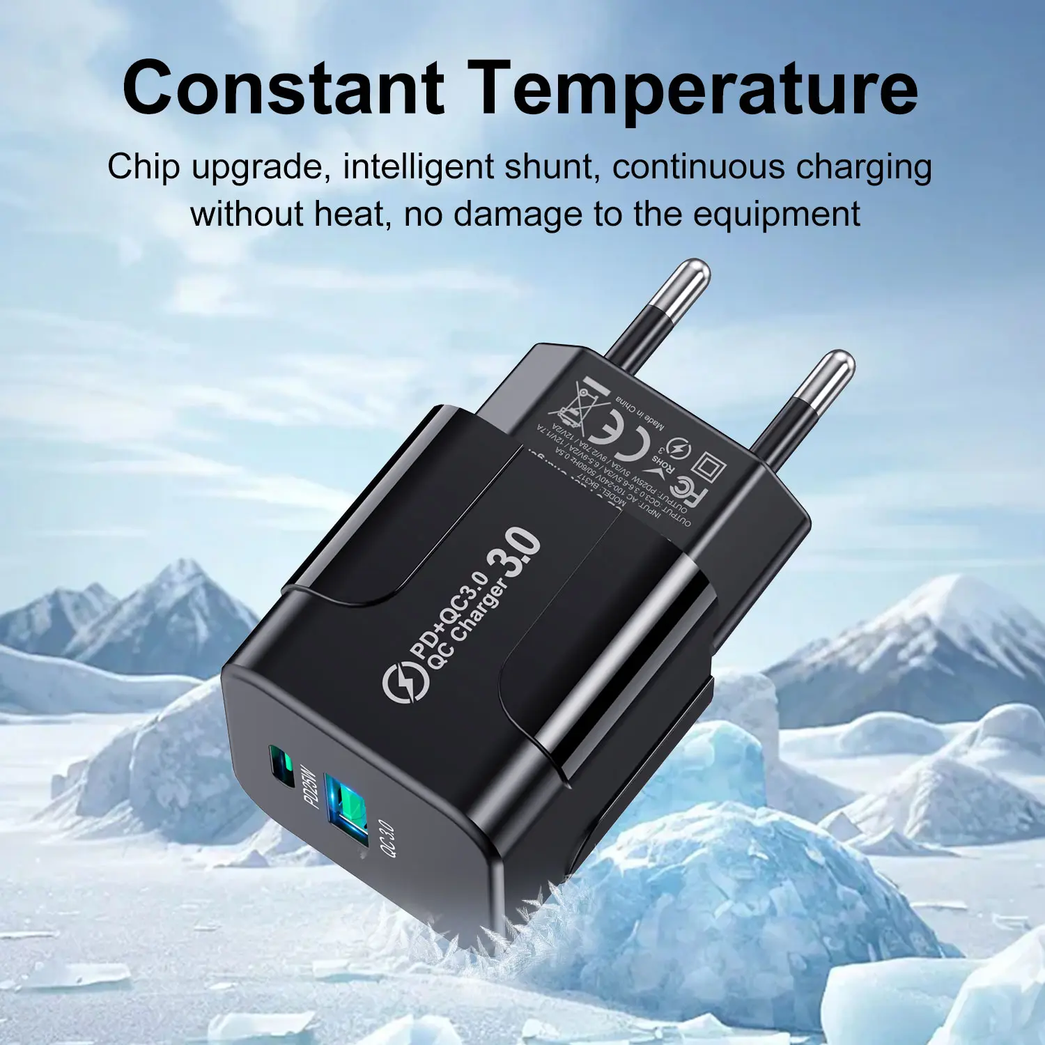 PD25W Korean Charger for iPhone 15 Pro Max USB Type C Fast Charger USB C Fast Chargig Charger KR Plug Quick Charger Wall Charger