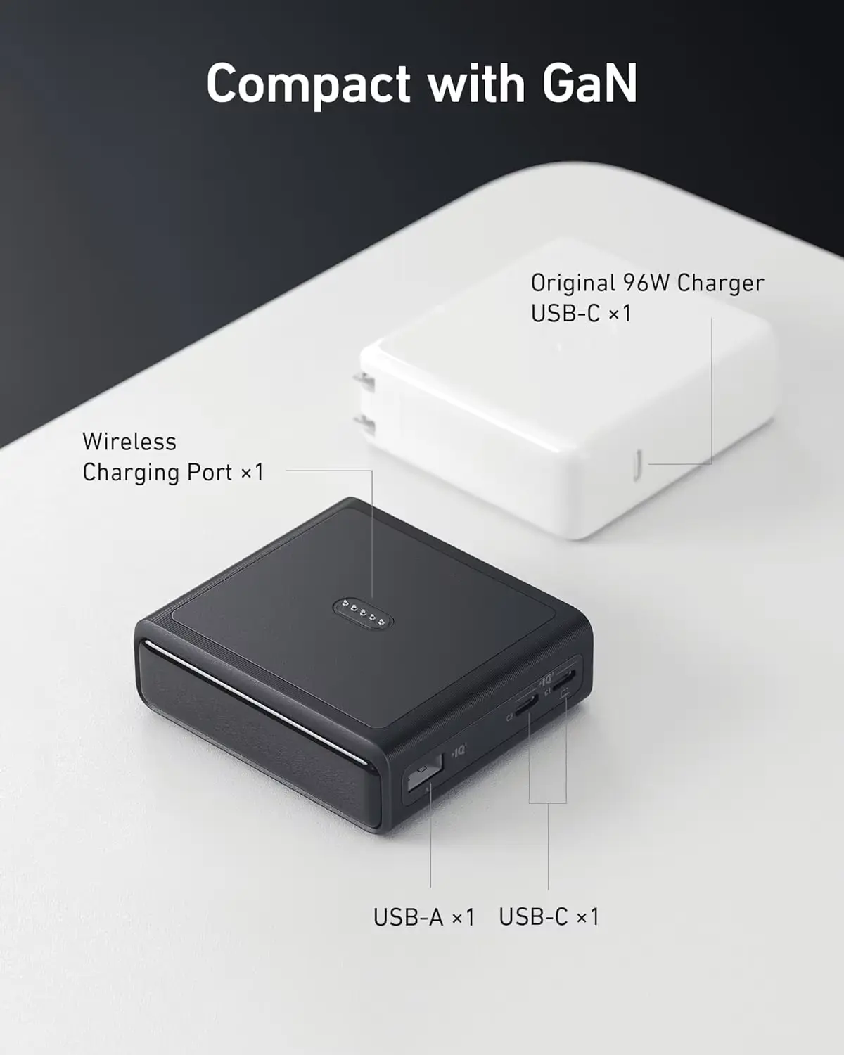 Original Prime 100W Charging Base for Power Bank Fast Charging Can accommodate charging of 4 devices simultaneously