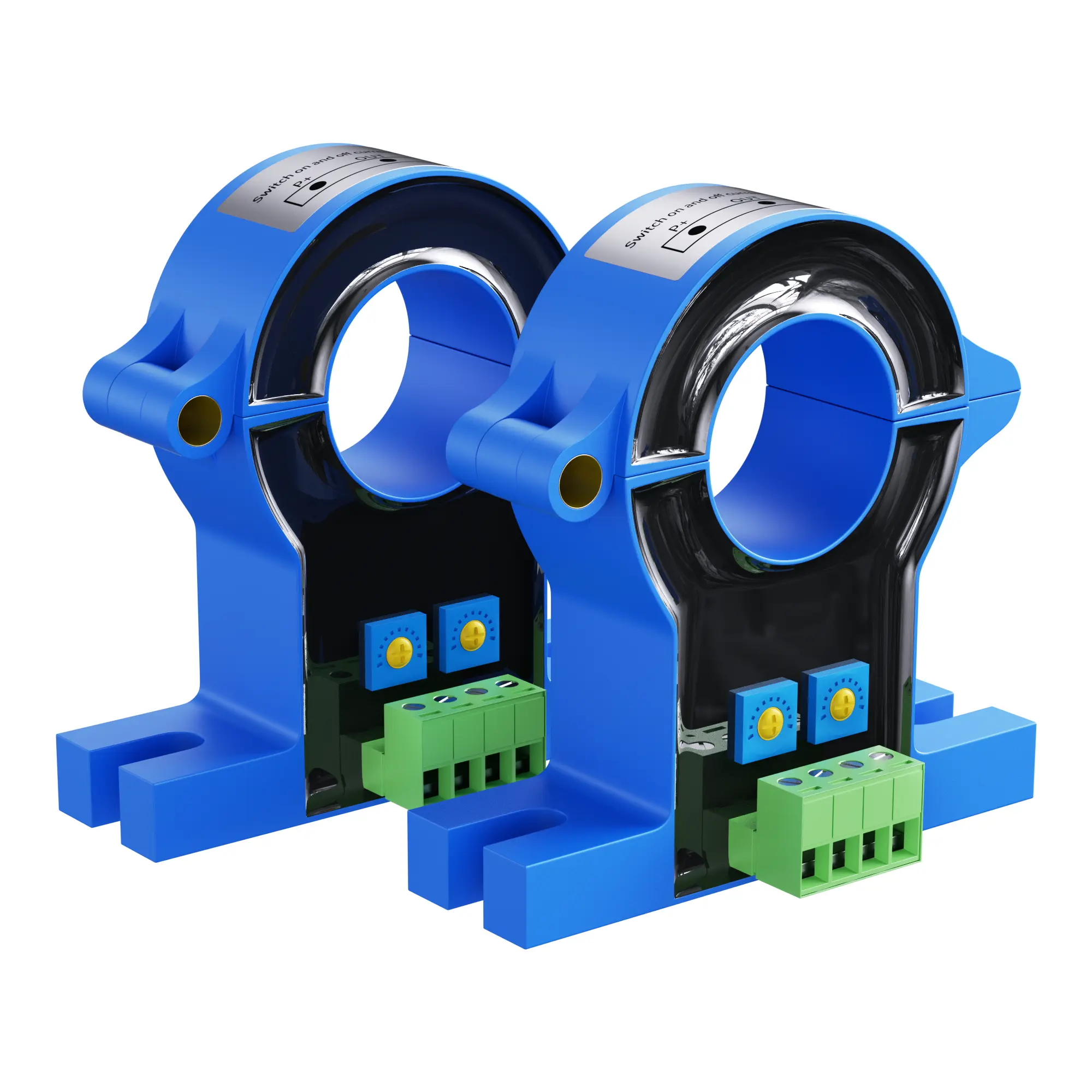 38mm 50mm Hole Hall AC DC Current Transmitter 0-400A 500A to 4-20mA 0-10V 0-5V RS485 DC24V Hall Effect Current Transducer Sensor