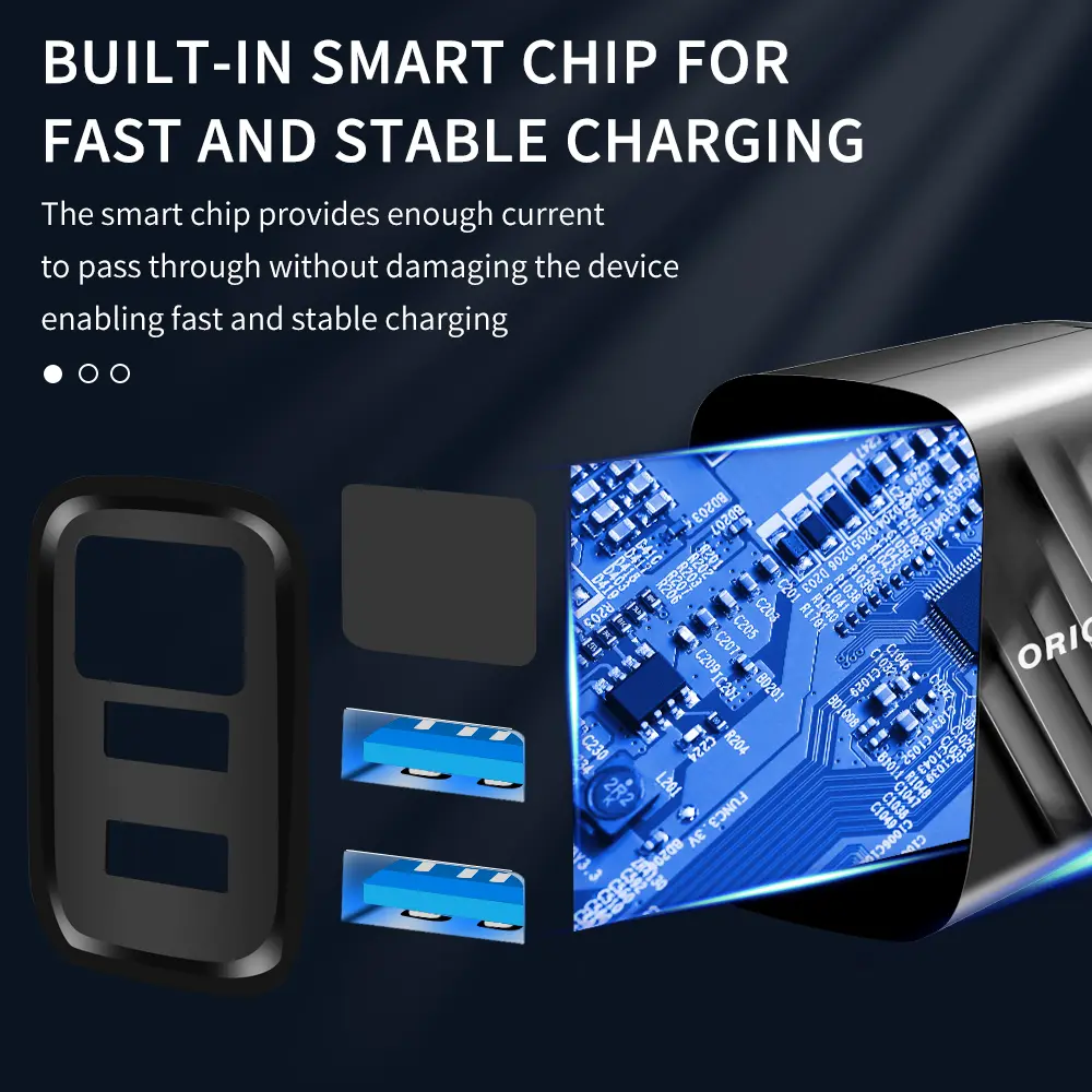 18W USB charger fast charging For Cell Phone Adapter for iPhone 13 Pro Max Tablet Portable Wall Quick Charge 3.0 Mobile Charger
