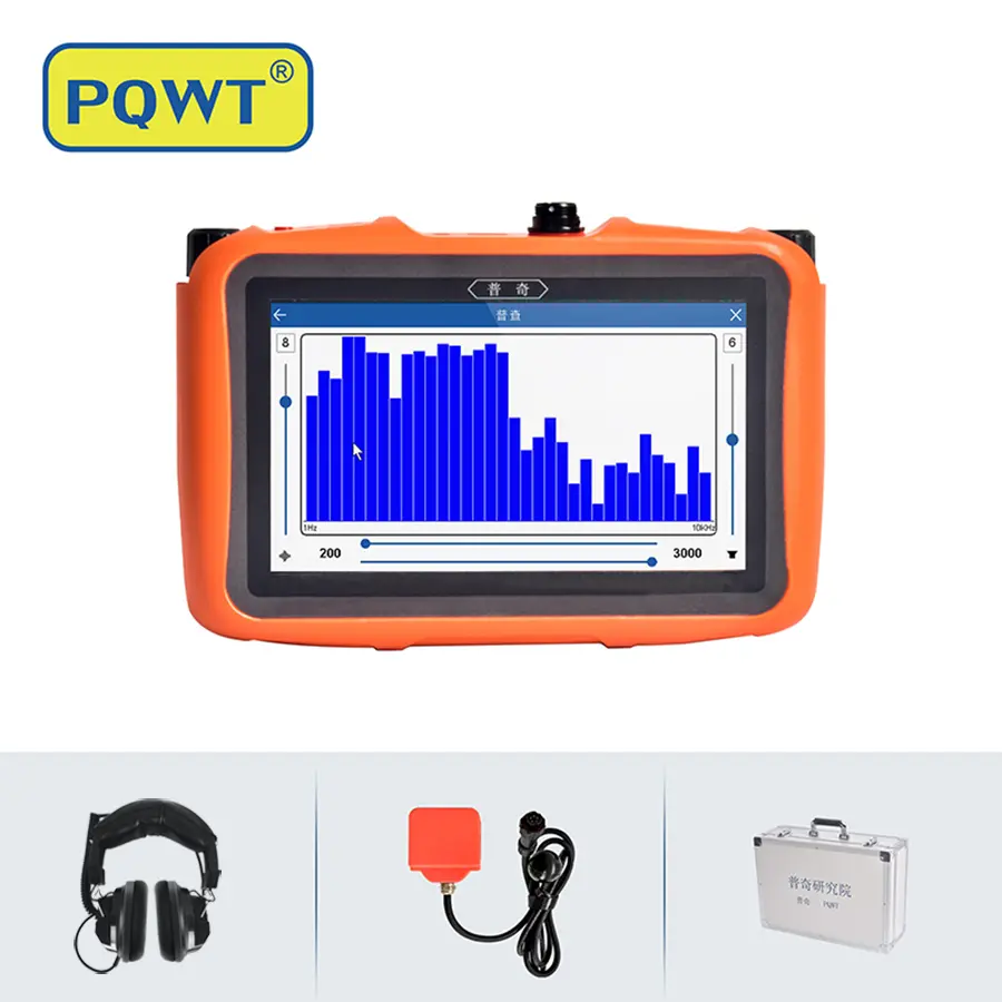 PQWT L30 Indoor Water Leak Detector for Underground and In-walls Pipeline Leakage Detection Plumber Tools