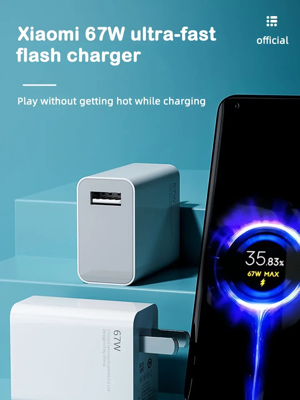 Xiaomi Mi 67W Wall Charger Original 33 Watt Carregador Adapter EU US Redmi K50 Poco Blackshark 3 Pro Mi 12 11 Ultra Type C Cable