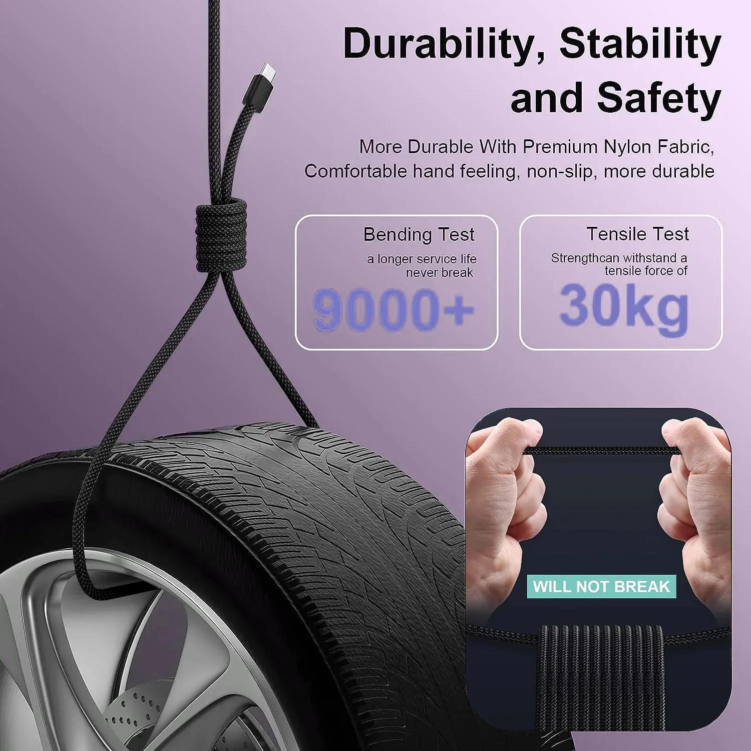 PD 100W Magnetic Suction Anti Winding Type C to C Cable Fast Charge Cord Wire For Samsung S24 S23 Huawei Xiaomi iPhone 16 15 14