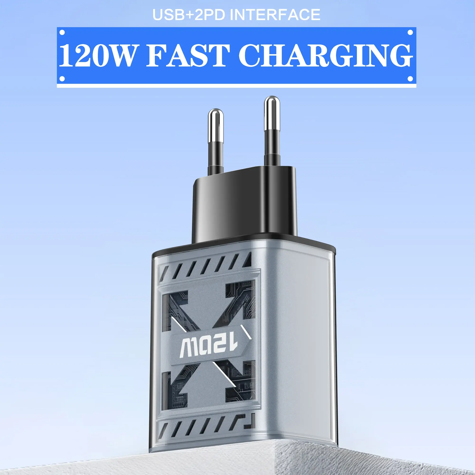 120W USB C Fast Charging Charger PD Type C Quick Charge QC3.0 Mobile Cell Phone Wall Adapter for IPhone 15 16 Xiaomi Samsung S24