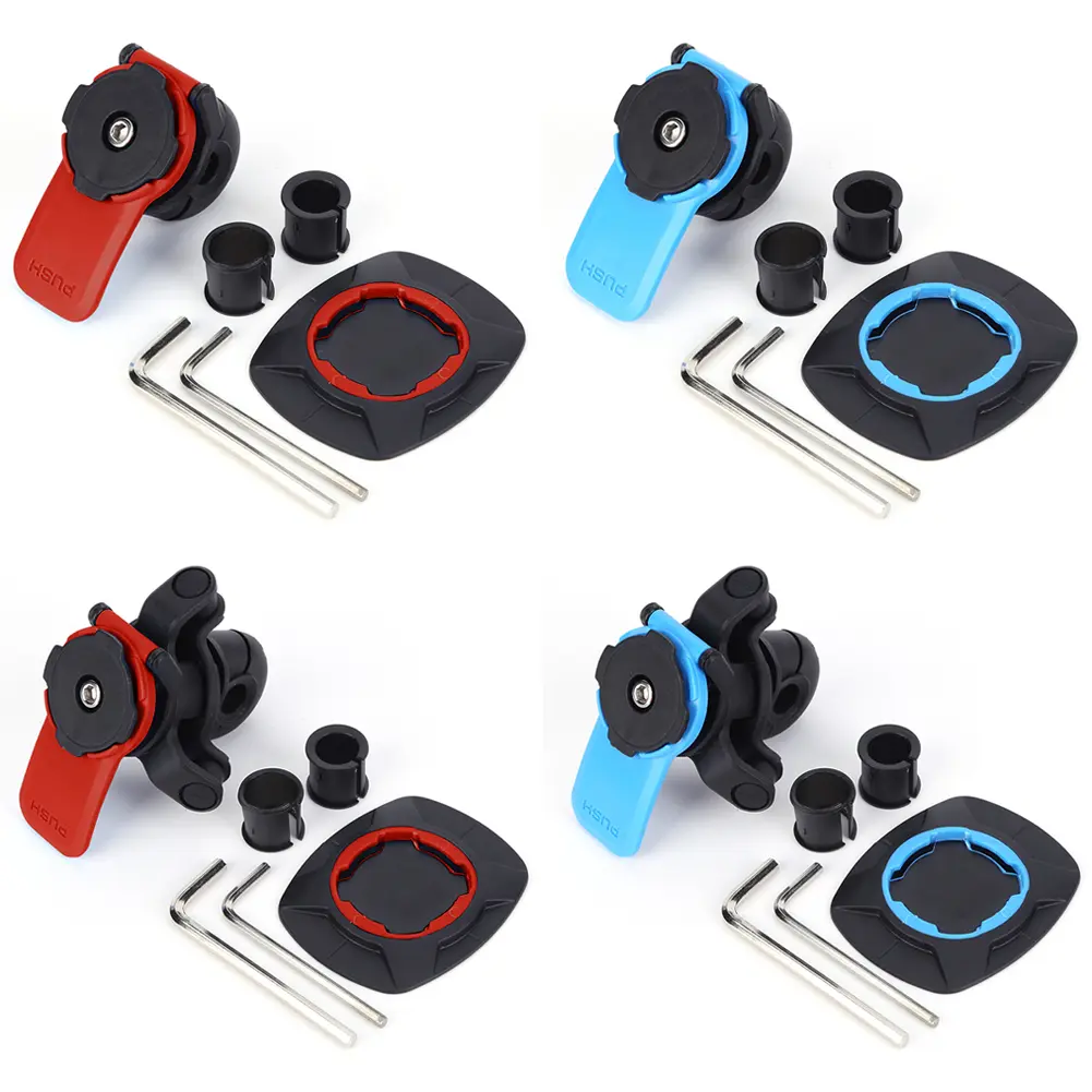 Motorcycle Mirror Mount Shockproof Motorcycle Phone Holder with Quick Release Clip Rearview Phone Holder for Navigation Biking