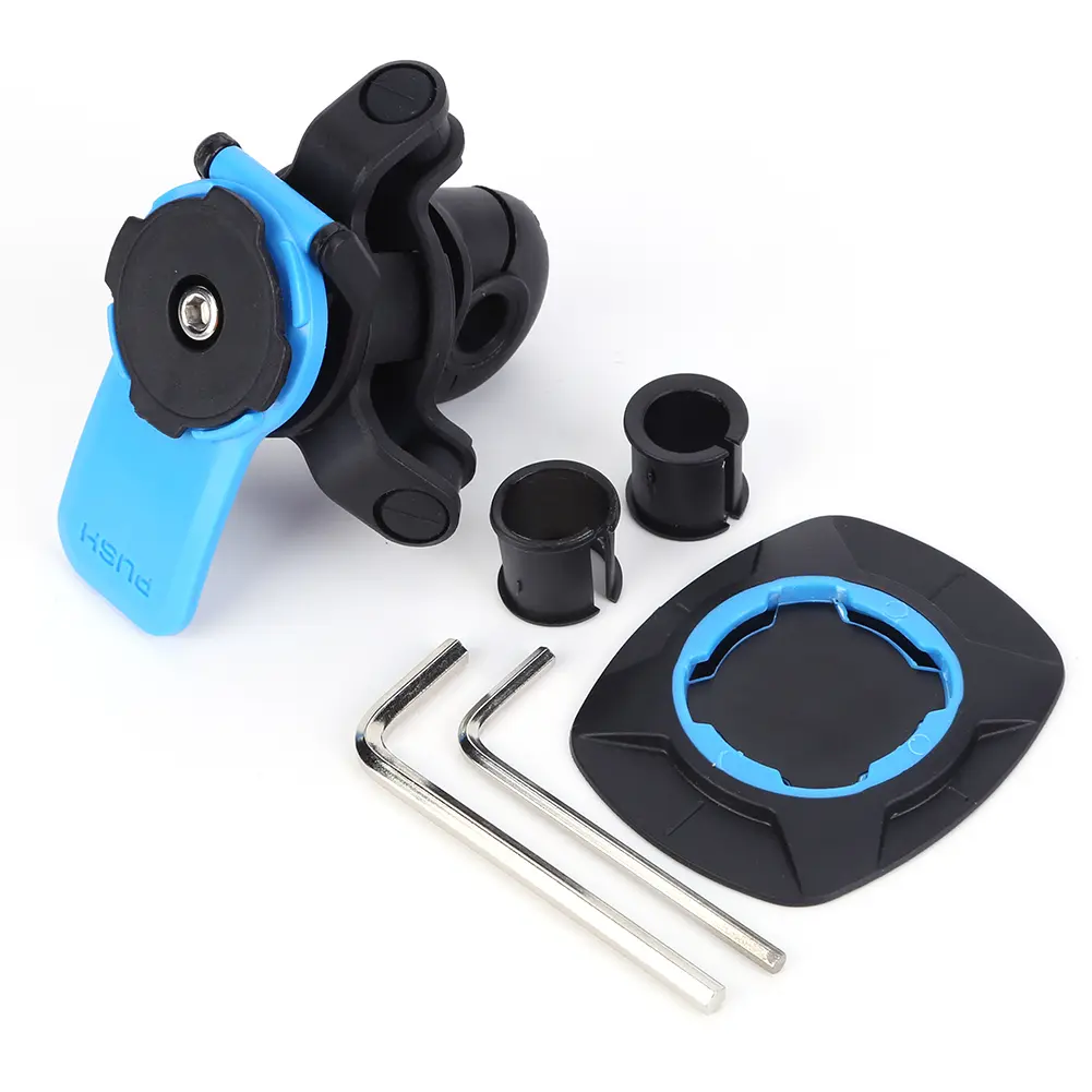 Motorcycle Mirror Mount Shockproof Motorcycle Phone Holder with Quick Release Clip Rearview Phone Holder for Navigation Biking