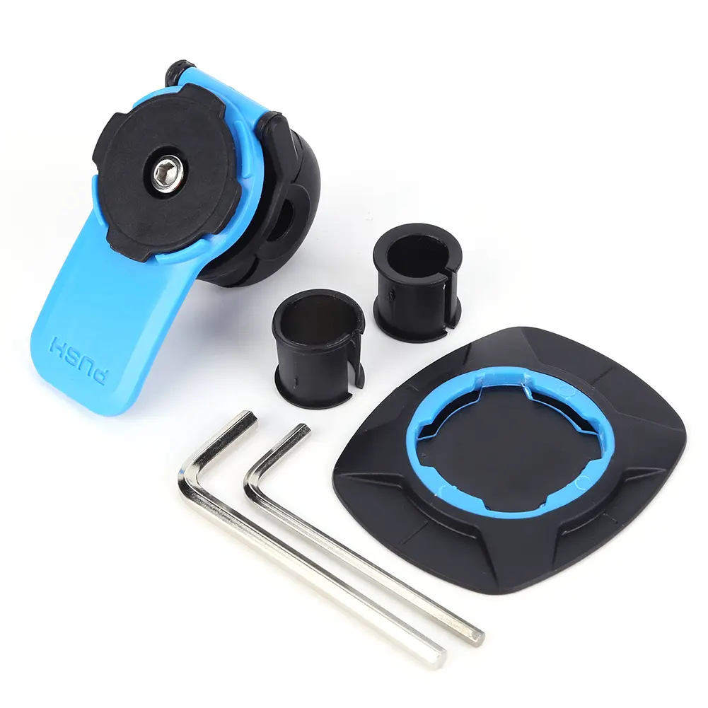 Motorcycle Mirror Mount Shockproof Motorcycle Phone Holder with Quick Release Clip Rearview Phone Holder for Navigation Biking