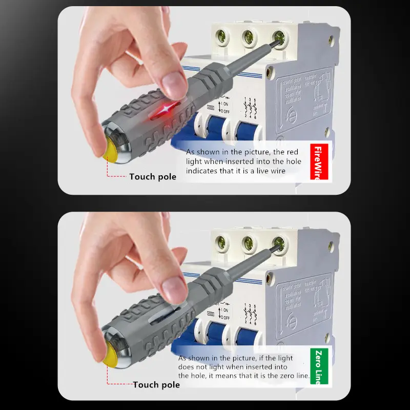 Digital Voltage Tester Pen AC Non-contact Induction Voltmeter Power Detector Test Pencil Electrical Screwdriver Indicator