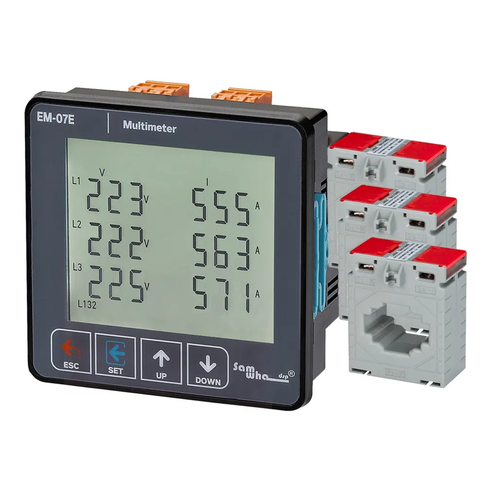 Samwha-Dsp EM-07E Voltage, Current, Frequency, Apparent Power, Multimeter, 3P&4W