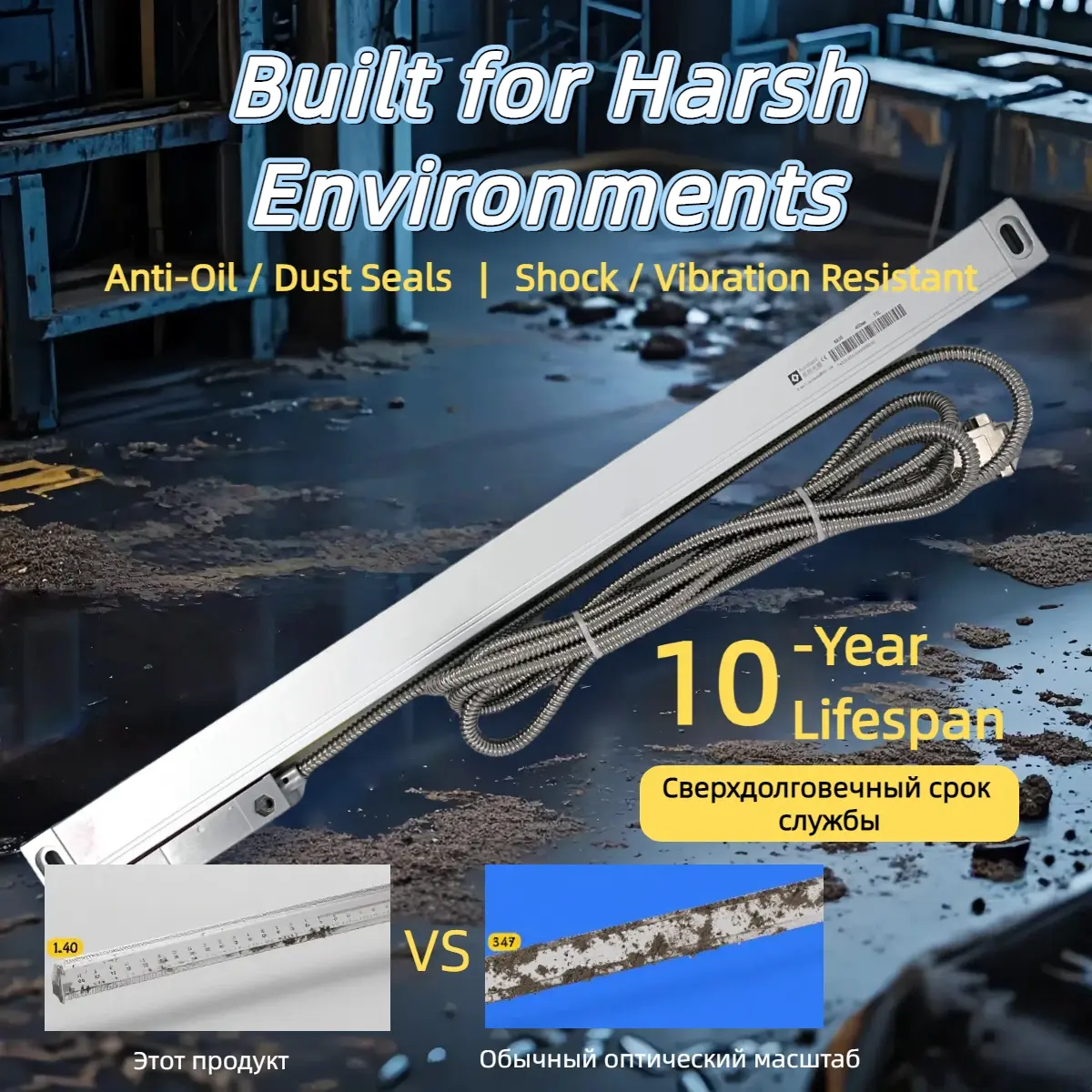 0.005mm【5μm】 DRO Glass Linear Scale KA35 100 150 200 250 300 350 400mm TTL 5um Optical Encoder Sensor Grating Ruler