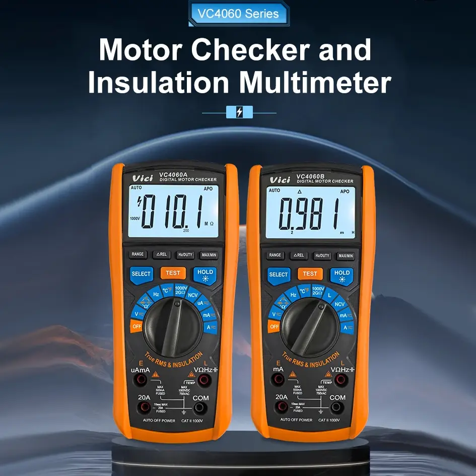 Insulation resistance multimeter two-in-one,NCV measurement,New energy auto repair multimeter,high-precision,VICI,6000 counts
