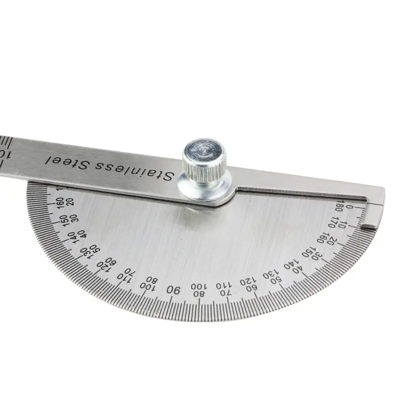 Goniometer Stainless Steel Protractor Metal Ruler Multi Angle Measuring Ruler Carpentry Tool Angle Meter Angle Finder Goniometro