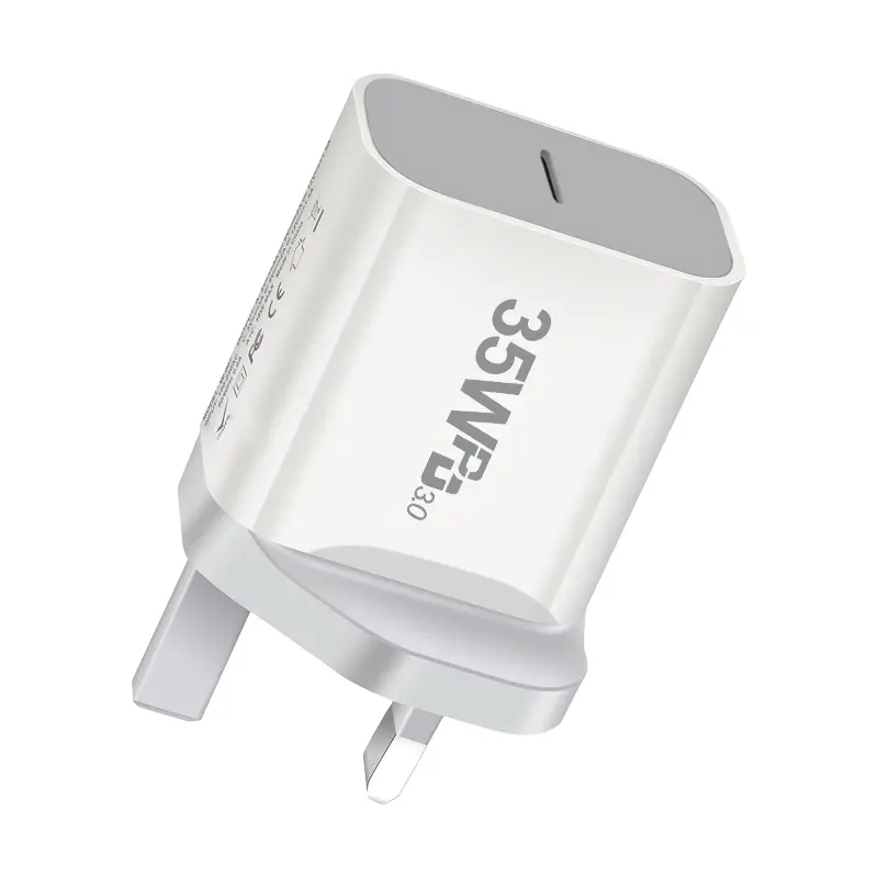 Wall PD3.0 UK Plug Fast Charger Mobile Phone Power Charging Block Type-C for iPhone 14 Xiaomi Mi 9 Redmi Samsung Tablet USB