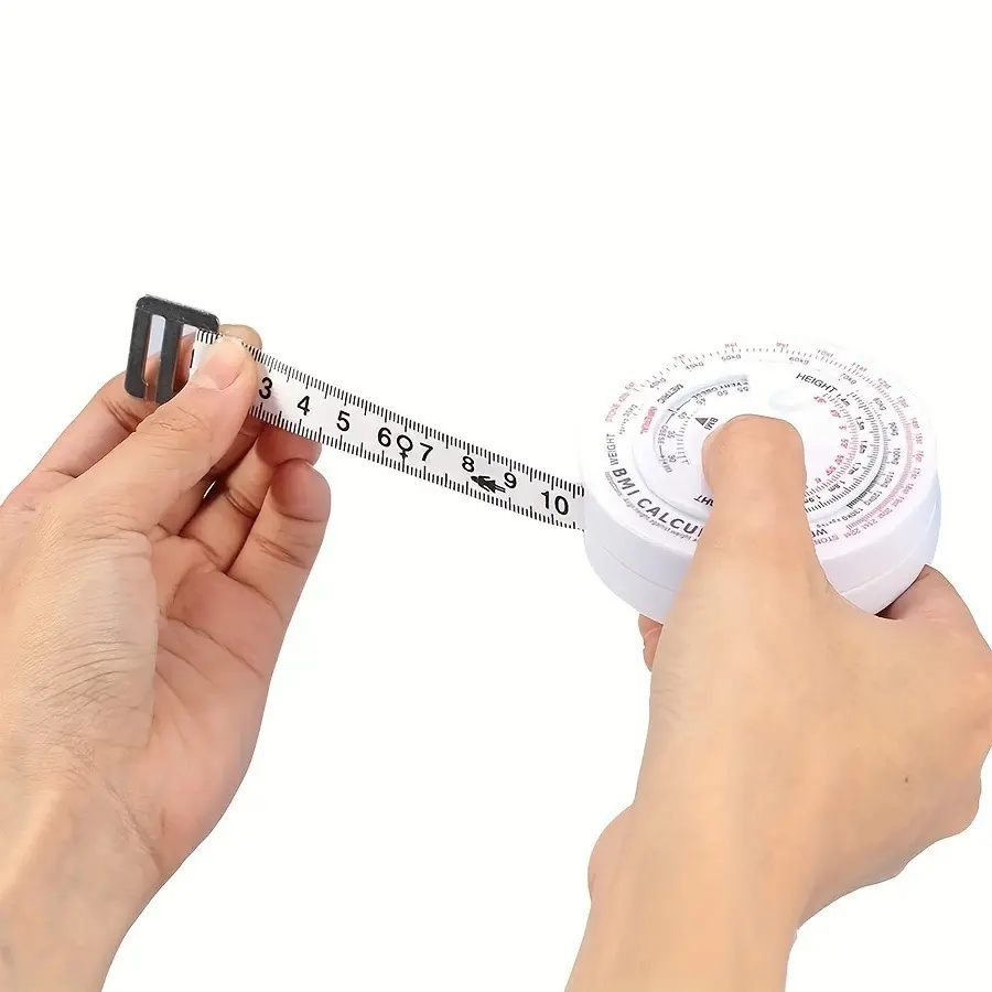 BMI Calculator Automatic Telescopic Tape Measure Body Measuring Tape Centimeter Sewing Ruler Tools Soft Health Ruler