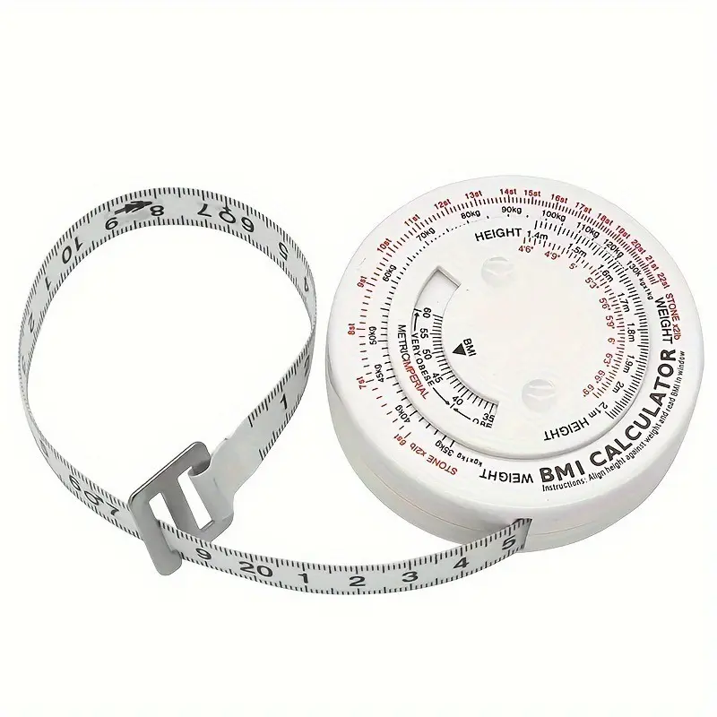 BMI Calculator Automatic Telescopic Tape Measure Body Measuring Tape Centimeter Sewing Ruler Tools Soft Health Ruler