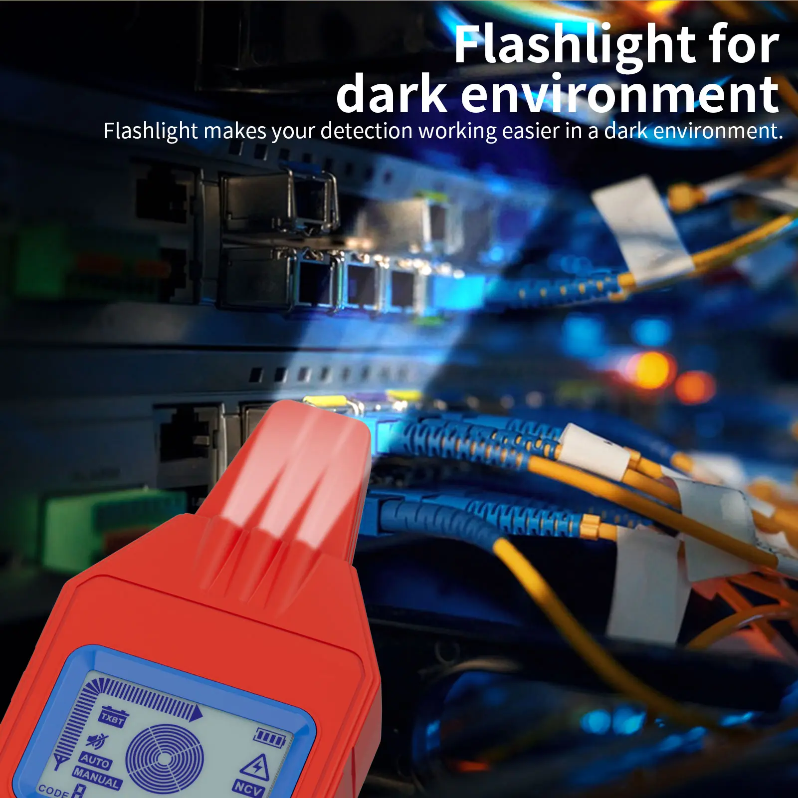 New Cable Metal Pipe Finder Underground Tester Short Circuit Interruption Detection 12-400V AC/DC Professional Cable Locator