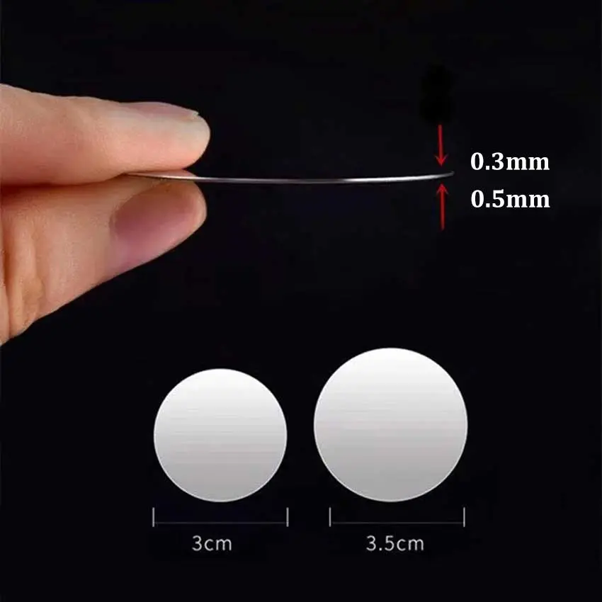 10Pcs Metal Plate Disk Iron Sheet For Magnet Mobile Phone Holder For Magnetic Car Phone Stand Holde 20/25/30/35/40/45/50-70mm
