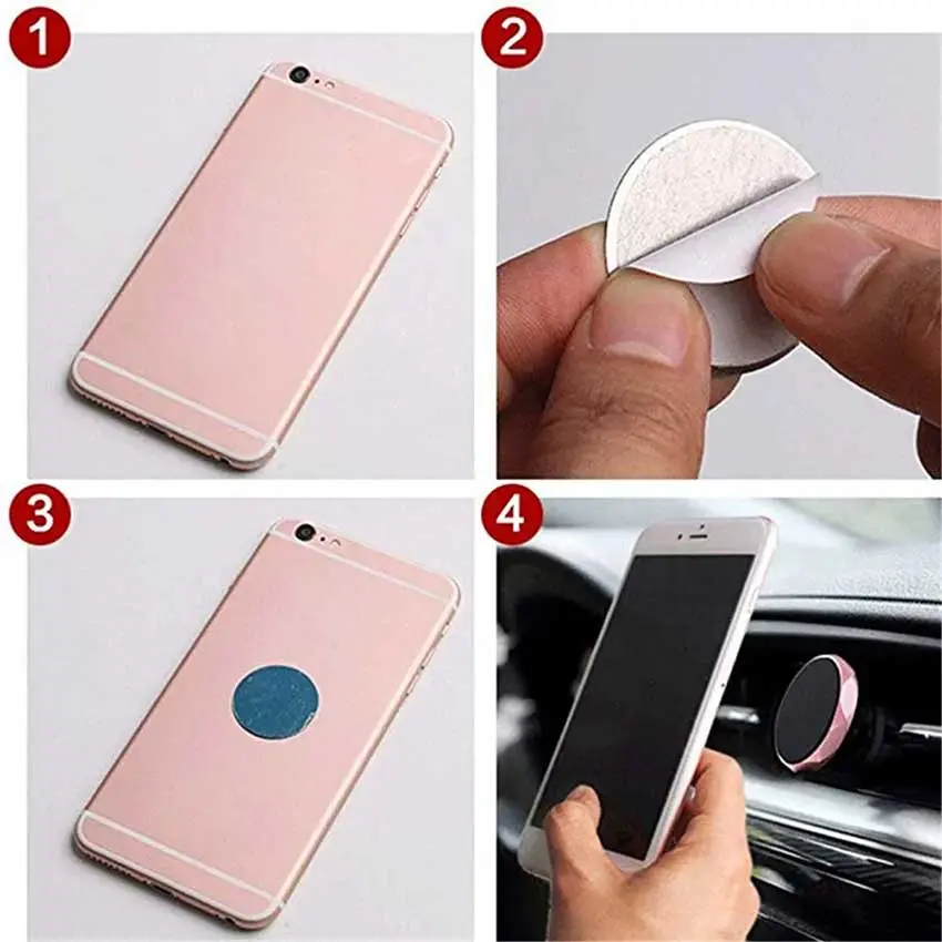 10Pcs Metal Plate Disk Iron Sheet For Magnet Mobile Phone Holder For Magnetic Car Phone Stand Holde 20/25/30/35/40/45/50-70mm