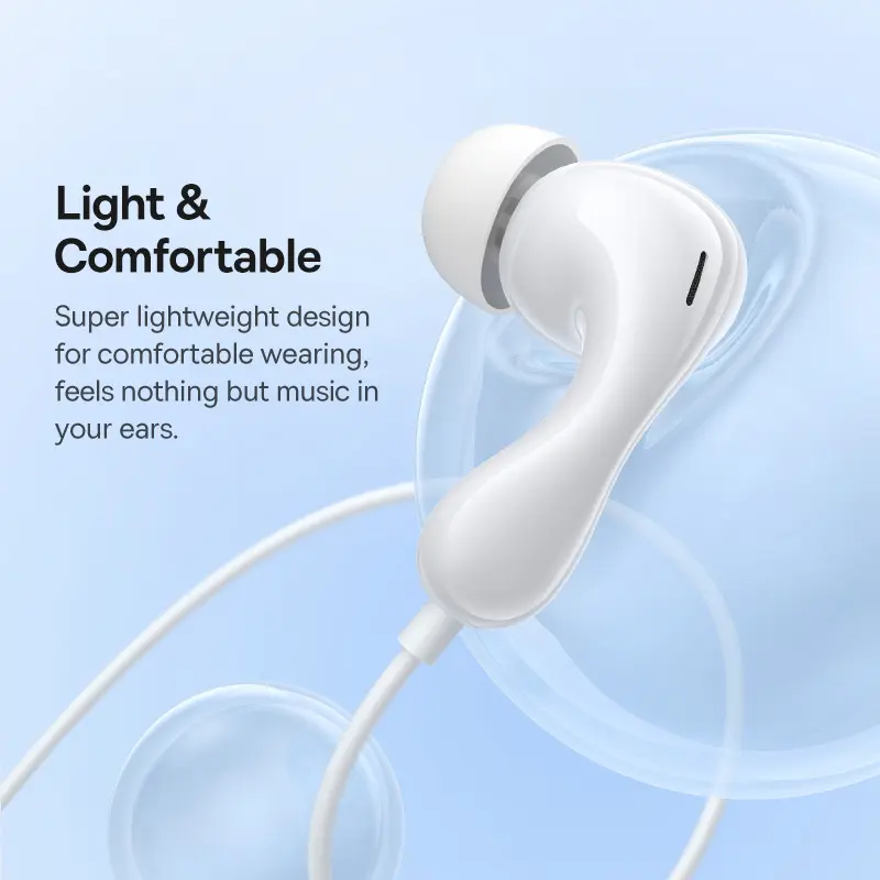 Baseus Encok CZ20/HZ20 Wired Earphone Type-C/3.5mm Jack Hi-Res Audio with Mic Wired Headset For Laptop Computer Tablet Cellphone