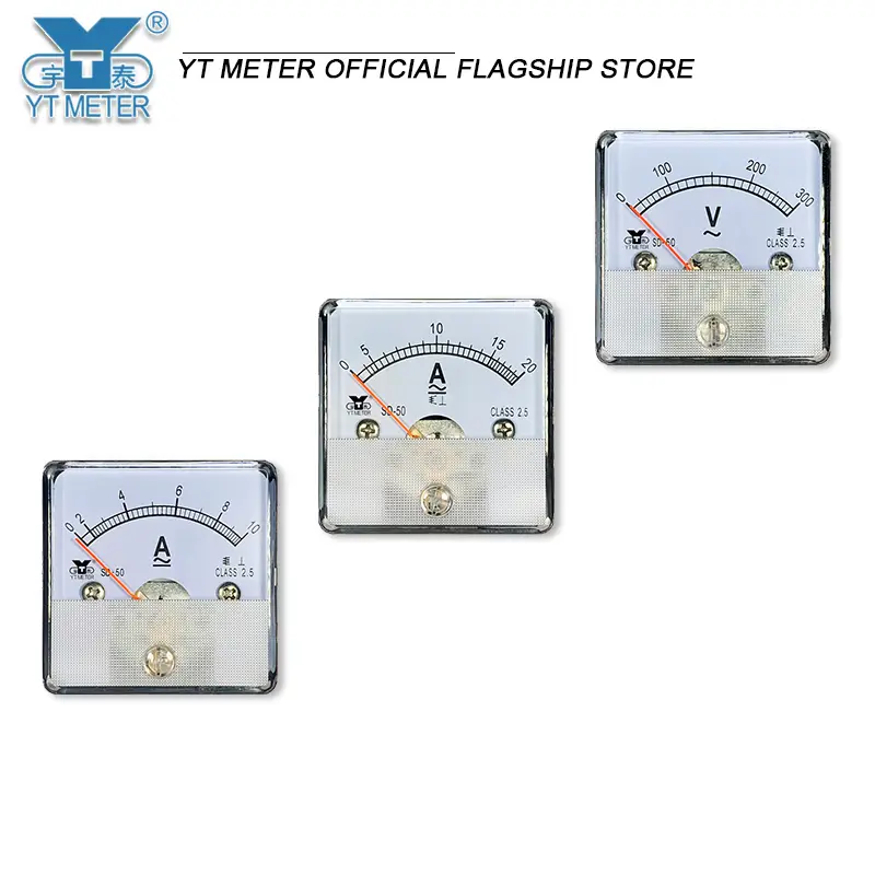 SD50 AC ammeter Voltmeter 1a5a10a20a30a50a/5A ac300v 500vdh50 dh45