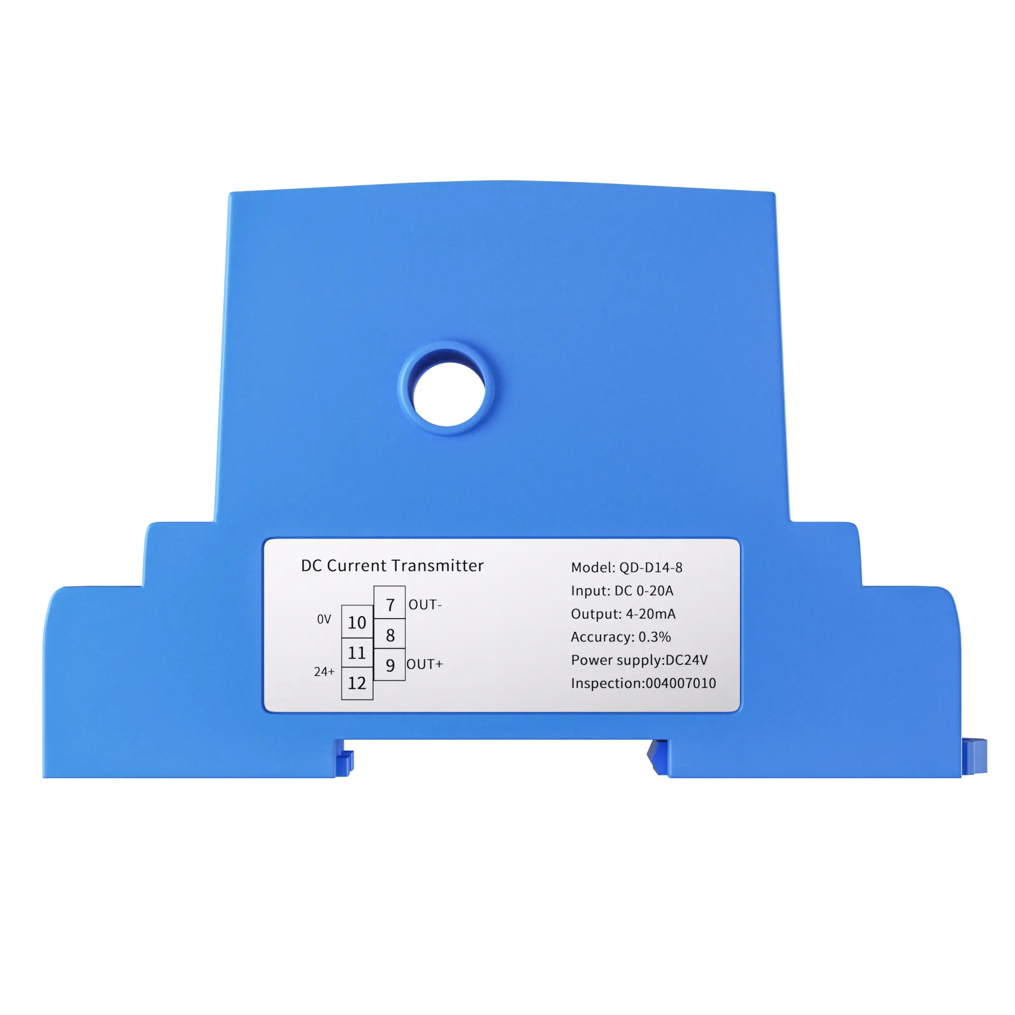 10A 20A 30A 50A 100A 500A 4-20mA 0-5V RS485 Current Sensor Transducer 22mm 12mm DIN Rail Current Transmitter Sensor