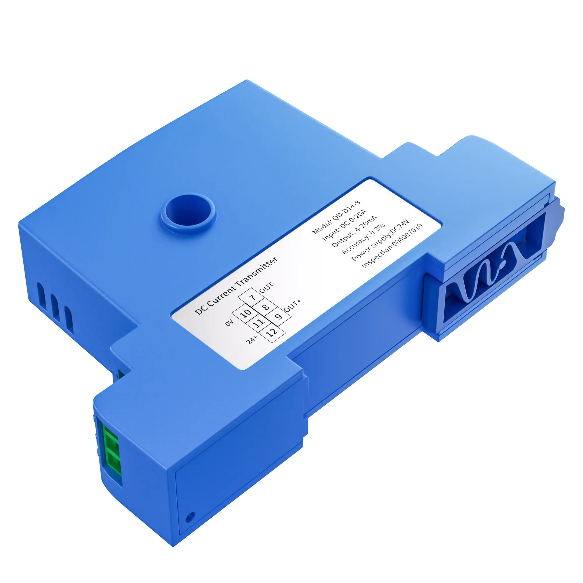 10A 20A 30A 50A 100A 500A 4-20mA 0-5V RS485 Current Sensor Transducer 22mm 12mm DIN Rail Current Transmitter Sensor