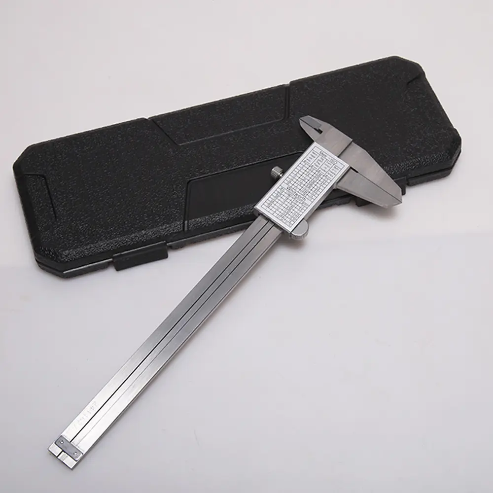 Lndustrial Grade Stainless Steel Vernier Caliper 0-150/200/300mm High Precision 0.02mm Integral Caliper Measuring Tool