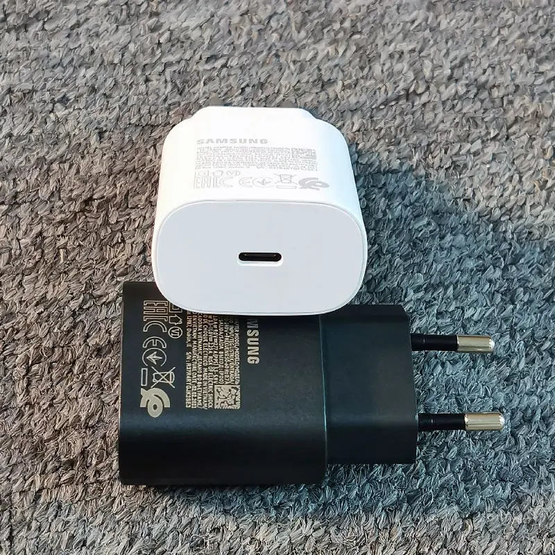 Samsung A15 A25 A35 A55 A54 A73 25W PD Charger Super Fast Charge Adapter For Galaxy S24 S23 S22 S21 S20 Note 20 Ultra 10 Plus FE