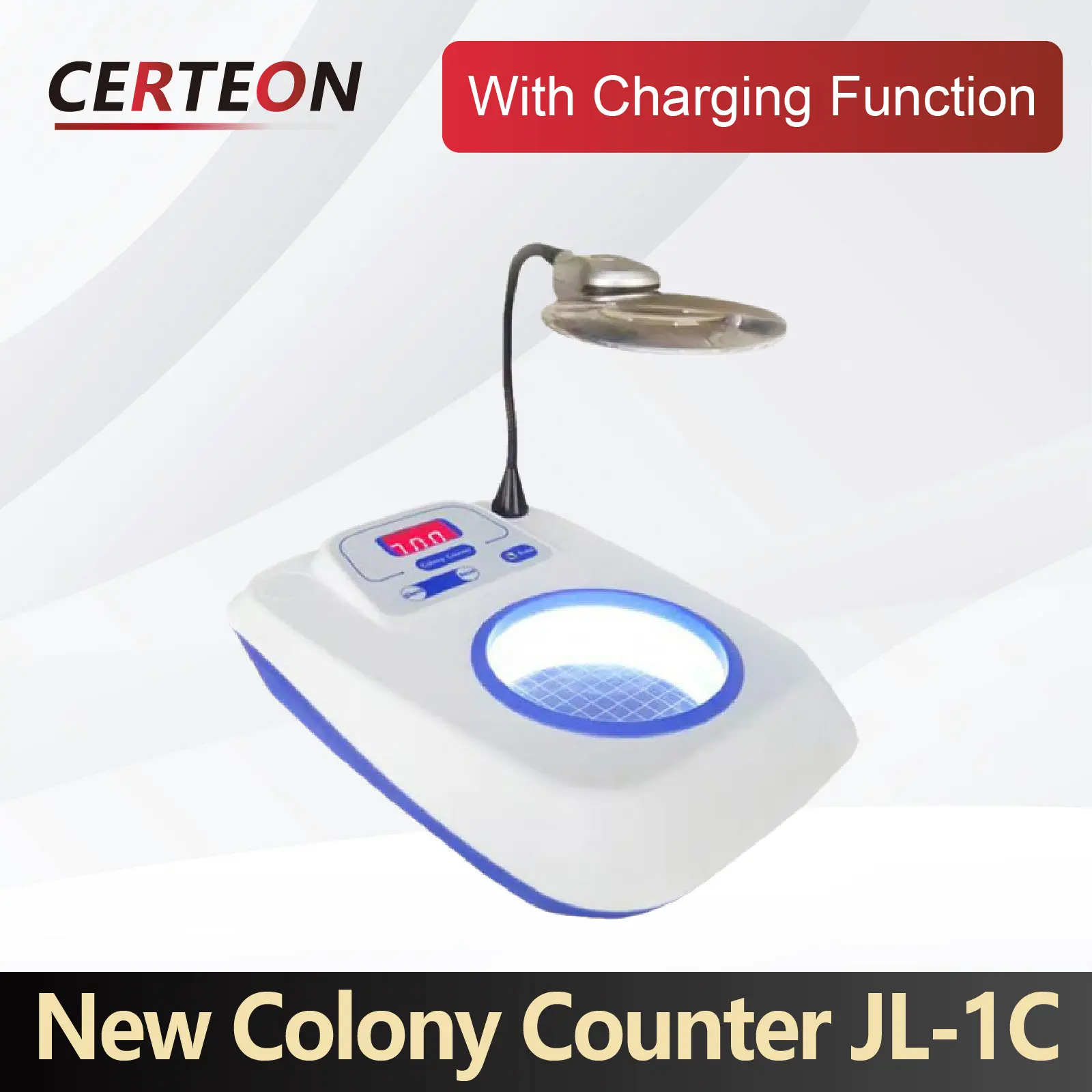 Digital Colony Counter XK97-A 220V  Bacterial Colony Counting Device Semi-Automatic Lab Colony Counter with LED Display