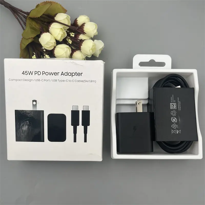 EP-T4510 Samsung S23 S22 Ultra 5G 45W Charger Super Fast Charge Usb Type C Pd PPS Quick Charging For Galaxy S21 S20 Note20 Ultra