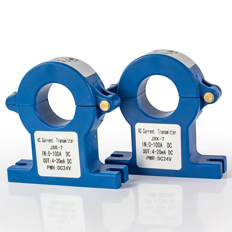 4-20mA Hall Effect Current Sensor AC 50A 100A 300A 500A 1000A 1500A DC Current Transmitter Split Core Current Transducer