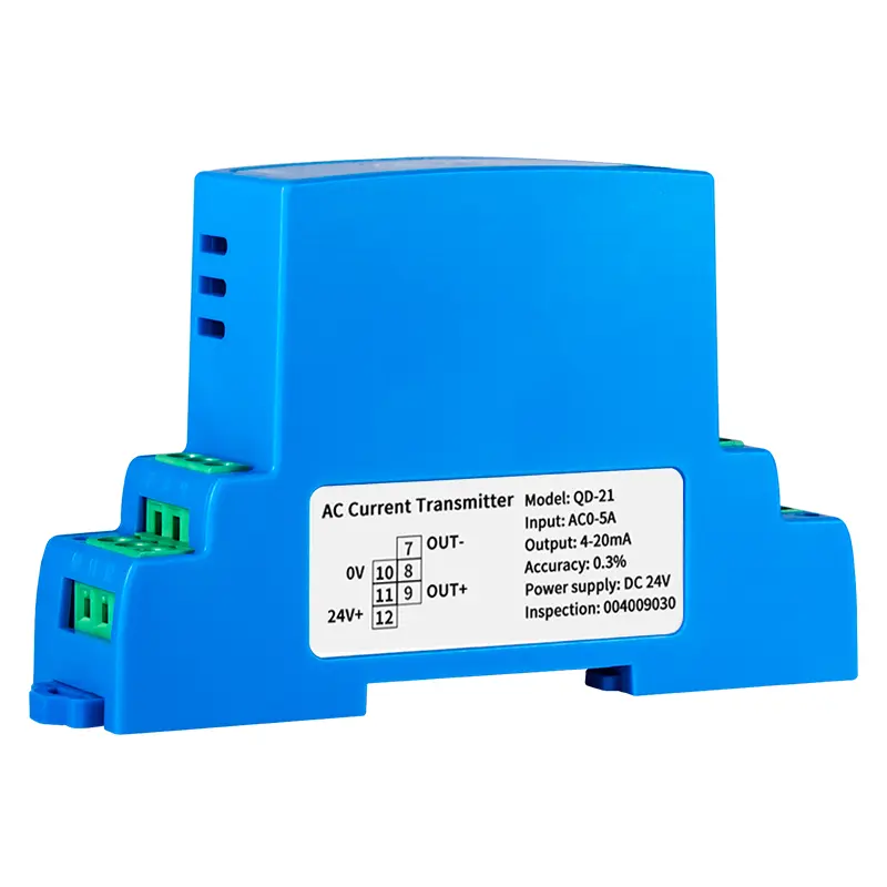 AC DC Current Transducer 0-1A 0-2A 0-5A 0-10A Current Transmitter 4-20mA 0-10V  0-5V RS485 Current Sensor Transducer Transmitter