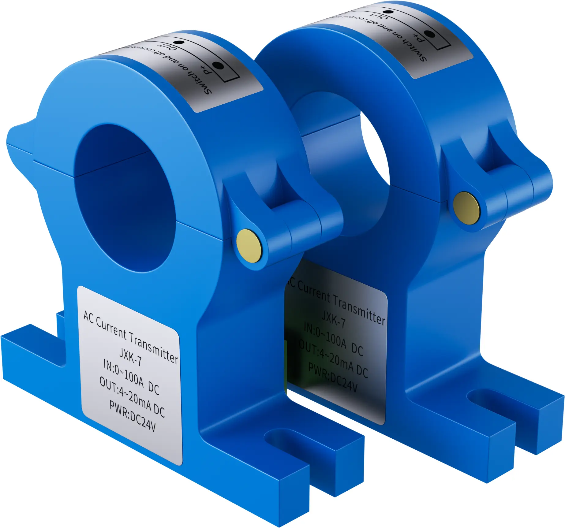 20 25 38mm Hole Size AC DC Hall Current Transducer Open Loop Split Core Current Sensor 4 20ma Current Transmitter 0 10V