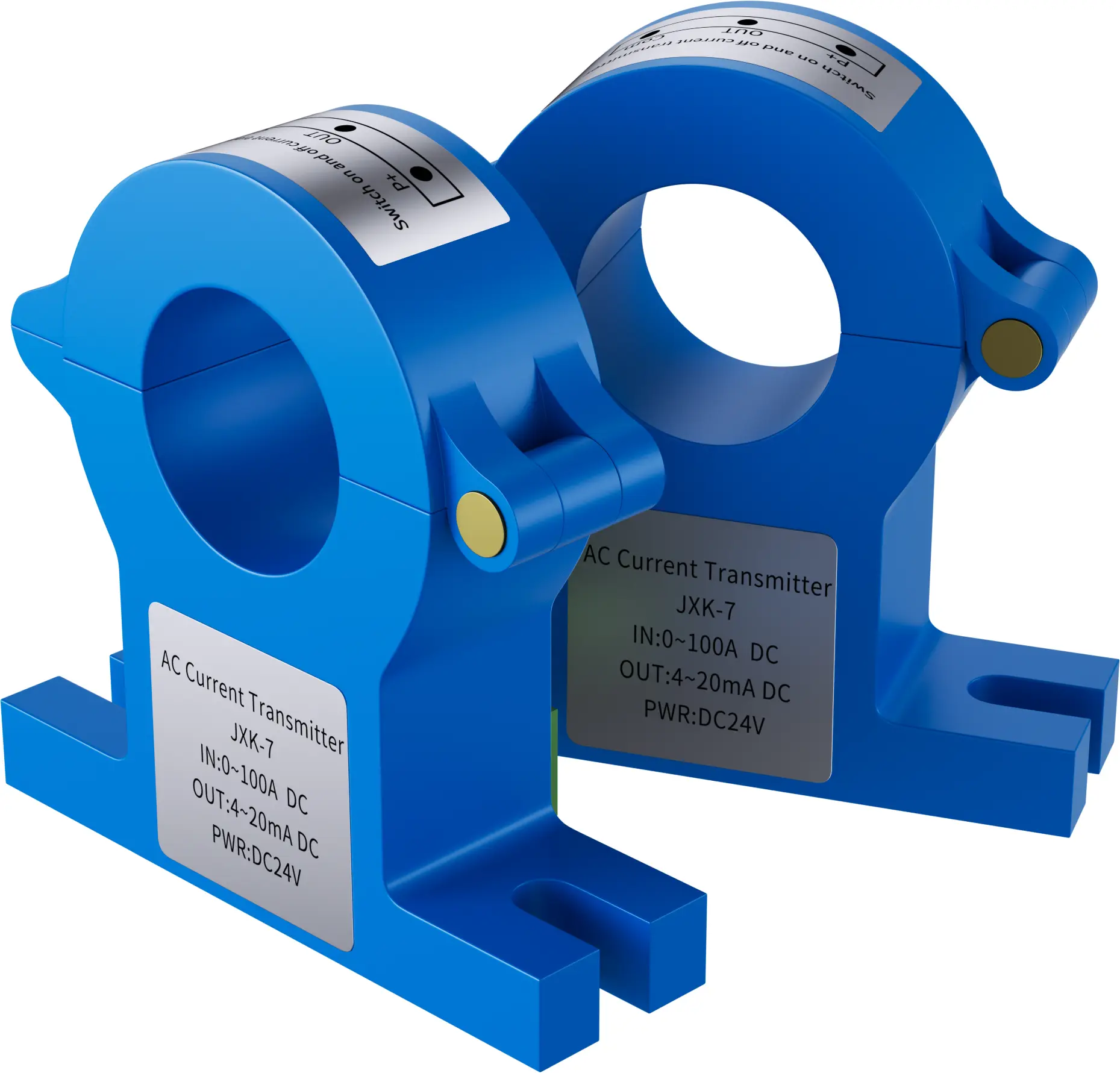 20 25 38mm Hole Size AC DC Hall Current Transducer Open Loop Split Core Current Sensor 4 20ma Current Transmitter 0 10V