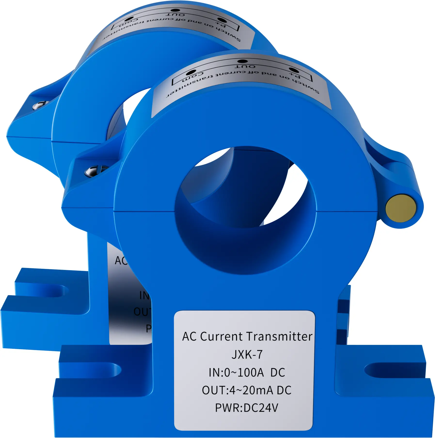 20 25 38mm Hole Size AC DC Hall Current Transducer Open Loop Split Core Current Sensor 4 20ma Current Transmitter 0 10V