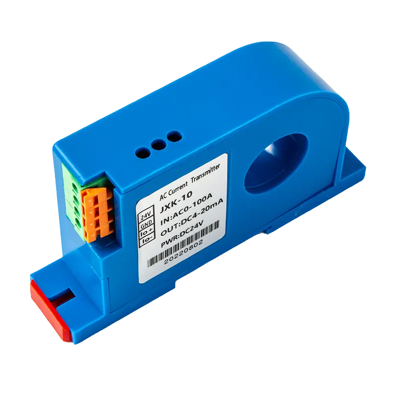 AC/DC Current Transmitter 5A 10A 50A 100A Current Converter Transmitter 4-20mA 0-10V RS485 Current Transducer