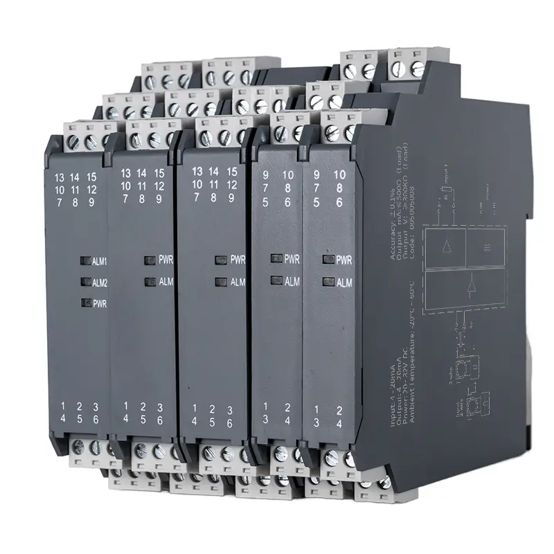 ultrathin Analog Signal Isolator 4-20mA to 0-10V 0-5V 1-5V Isolation Distribution 4-20mA 1 In 1 Out 1 In 2 Out  Signal Converter